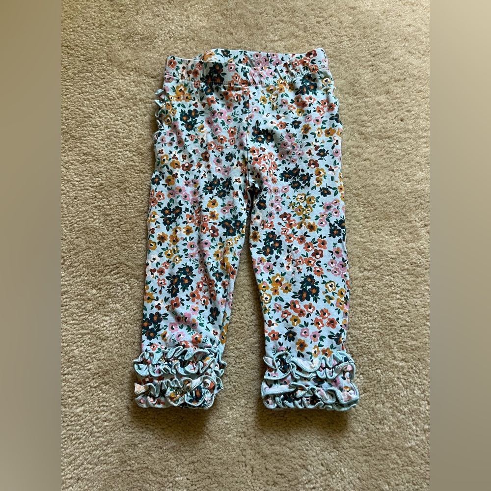Ruffle Butts Floral Ruffle Pants 12-24m